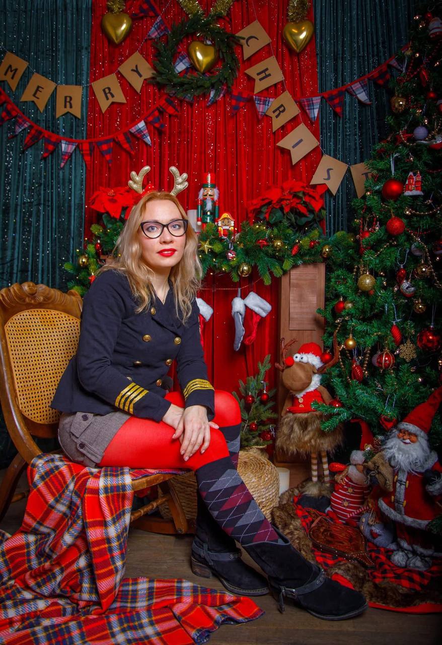 Christmas studio setup